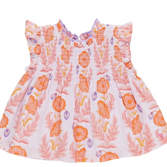 Pink Chicken Other - Girls Stevie Top in Purple Gilded Floral | Chic Boho Fashion | Pink Chicken